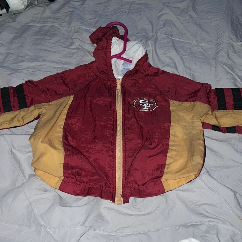 Vintage 49er toddler windbreaker
